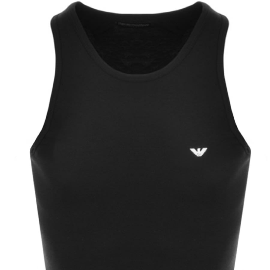 Alternative Image for ProductEmporio Armani Vest Lounge T Shirt Black2